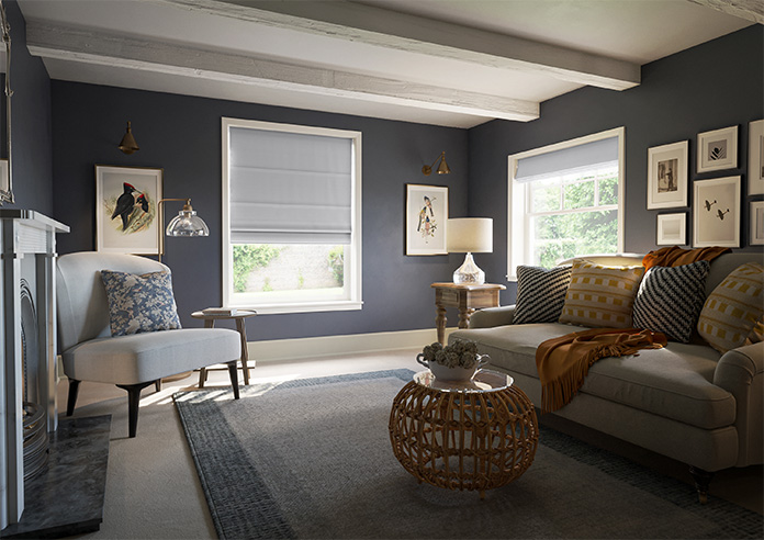 Sydney, Silver - Twist&Fit Roman Blind - Image 7